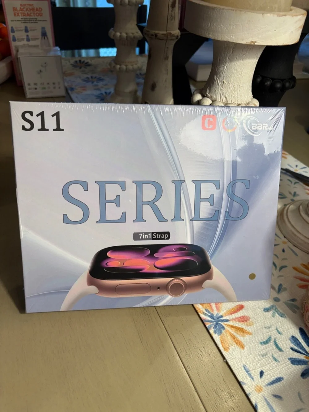 S11 Series Smartwatch with 7-in-1 Strap - Rose Gold